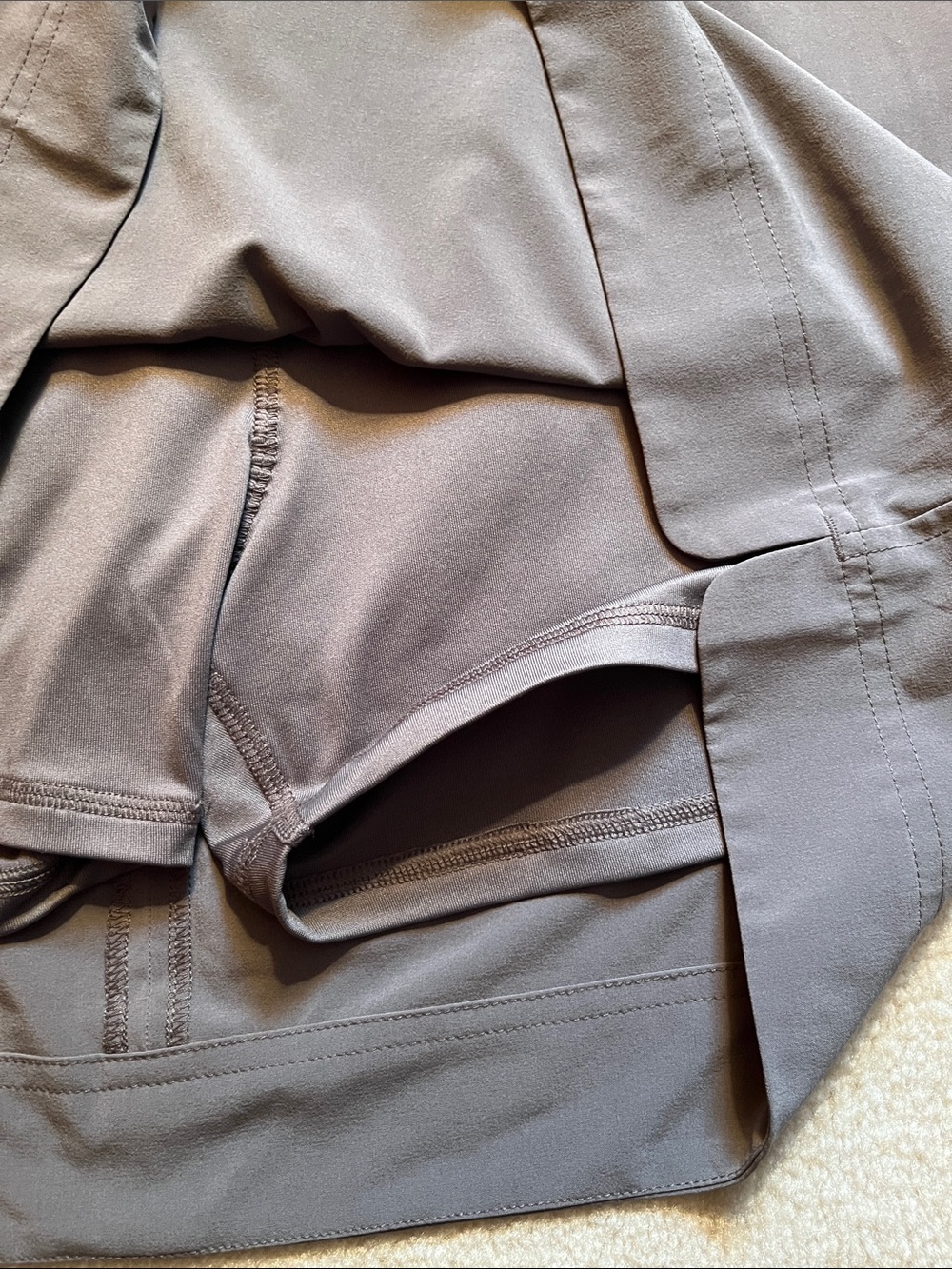 J. Jill Gray Elastic Waist Active Skort Sz. L - Picture 3 of 6